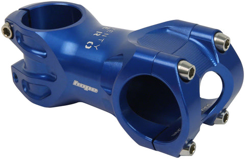 Hope XC Stem 70mm 31.8 Clamp +/0 1 1/8 Blue