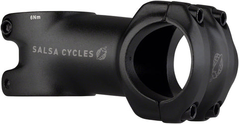 Salsa Guide Stem 60mm 31.8 Clamp +/6 1 1/8 Aluminum Black