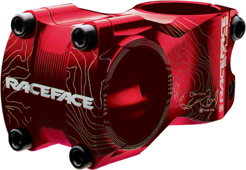 RaceFace Atlas Stem 65mm 31.8 Clamp +/0 1 1/8 Aluminum Red