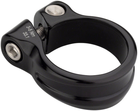 All City Shot Collar Seatpost Clamp 31.8mm Black