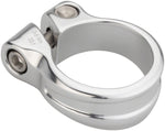 All City Shot Collar Seatpost Clamp 30.0mm Silver