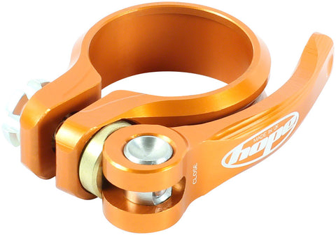 Hope Seat Seatpost Clamp 31.8mm Orange QR