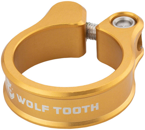 Wolf Tooth Seatpost Clamp 28.6mm Gold