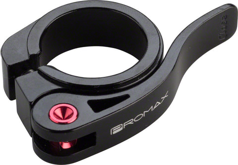 Promax 335QX Quick Release Seat Post Clamp 25.4mm Black