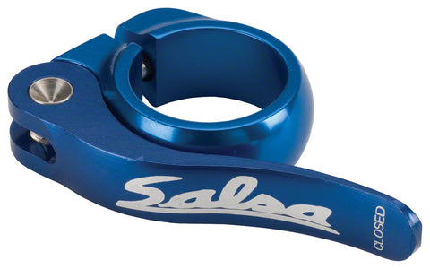 Salsa FlipLock Seat Collar 36.4 Blue