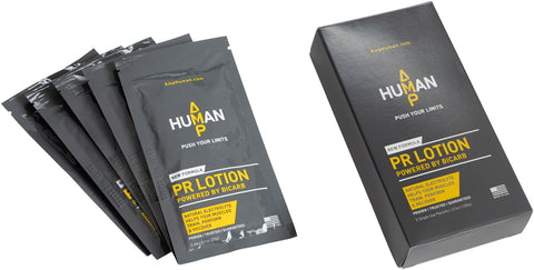 AMP Human Performance Next Gen PR Lotion On The Go Packets 5 Pack Box