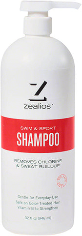 Zealios Swim and Sport Shampoo 32oz with pump