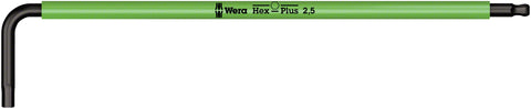 Wera 950 SPKL LKey Hex Wrench 2.5mm Bright Green