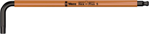 Wera 950 SPKL LKey Hex Wrench 5mm Bright Orange
