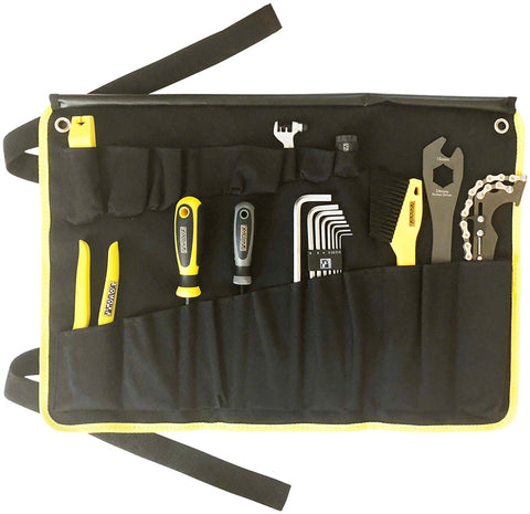 Pedro's Starter Tool Kit 1.1. Including 19 Tools And Tool Wrap Black