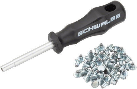 Schwalbe Tire Stud Tool Kit 50 Steel Studs