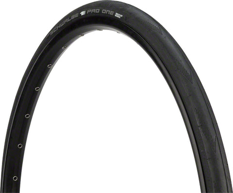 Schwalbe, Pro One, Tire, 700x23C, Folding, Tubeless Ready, Triple, MicroSkin, 127TPI, Black
