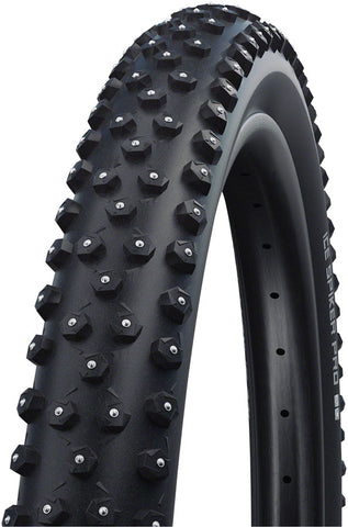 Schwalbe Ice Spiker Pro Tire 27.5 x 2.6 Tubeless Folding Black Performance