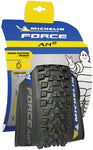 Michelin Force AM2 Competition Tire 27.5''x2.40 Folding Tubeless Ready GUM-X GravityShield 60 Black