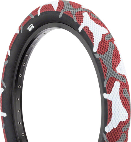 Cult X Vans Tire 20 x 2.4 Clincher Wire Red Camo/Black