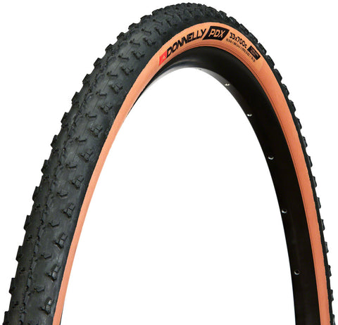 Donnelly PDX Tire 700x33C Folding Tubeless Ready Aramid 120TPI Tanwall