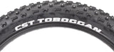 CST Toboggan Tire 26 x 4 Clincher Wire Black Studded