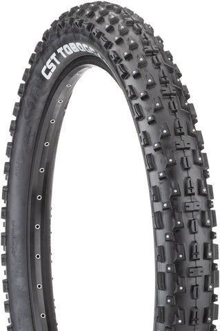 CST Toboggan Tire 26 x 4 Clincher Wire Black Studded