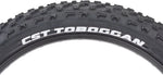 CST Toboggan Tire 26 x 4 Clincher Wire Black