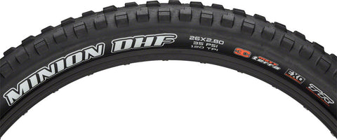 Maxxis Minion DHF Tire - 26 x 2.8 Tubeless Folding Black 3C EXO