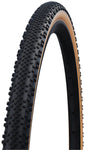 Schwalbe G-One Bite Tire - 700 x 38 Tubeless Folding Black/Tan Performance