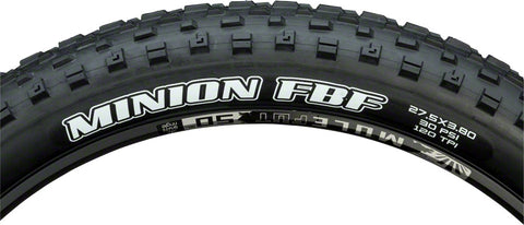 Maxxis, Minion FBF, Tire, 27.5''x3.80, Folding, Clincher, Dual, 120TPI, Black