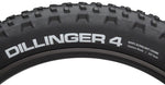 45NRTH Dillinger 4 Tire 27.5 x 4 Tubeless Folding Black 60tpi 252 Carbide