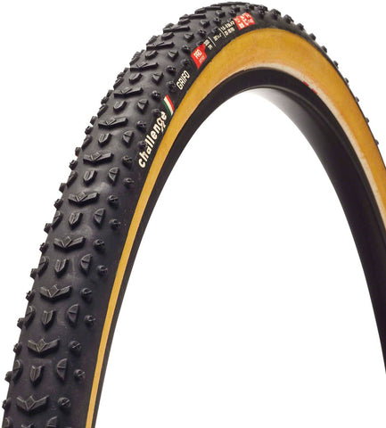 Challenge Grifo Pro Tire 700 x 33 Tubular Black/Tan Handmade