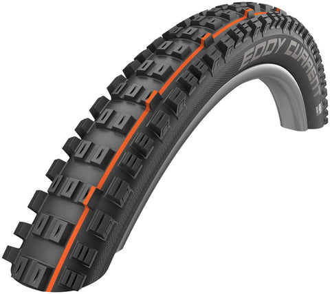 Schwalbe, Eddy Current Front, Tire, 29''x2.60, Folding, Tubeless Ready, Addix Soft, Super Gravity, 67TPI, Black