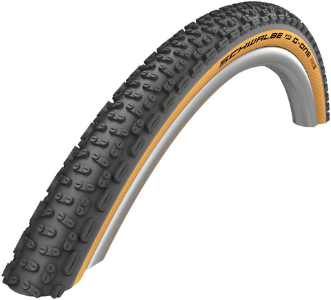 Schwalbe GOne Ultrabite Tire 700 x 38 Tubeless Folding Black/Tan