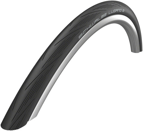 Schwalbe Lugano II Tire 700 x 28 Clincher Folding Black Active Line