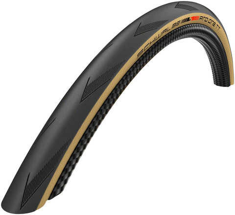 Schwalbe Pro One TT Tire 700 x 28 Tubeless Folding Black/Tan Evolution Line