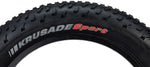 Kenda Krusade Tire 20 x 4 Clincher Wire Black 60tpi