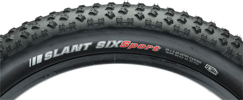 Kenda Slant 6 Tire 20 x 2.6 Clincher Wire Black