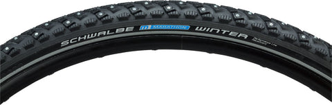 Schwalbe Marathon Winter Plus Tire 24 x 1.75 Clincher Wire Black/Reflective