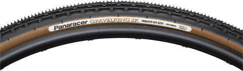 Panaracer GravelKing SK Tire 700 x 38 Tubeless Folding Black/Brown