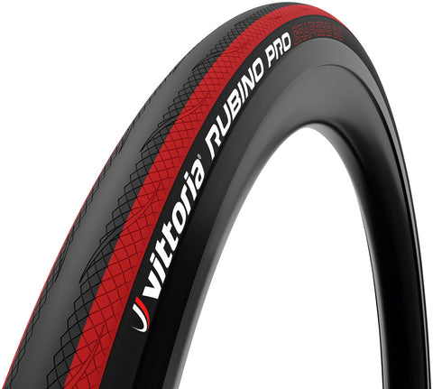 Vittoria Rubino Pro G2.0 Tire 700 x 25 Clincher Folding Black/Red 150tpi