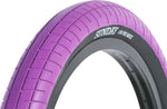 Sunday Street Sweeper Tire 20 x 2.4 Clincher Wire Purple/Black