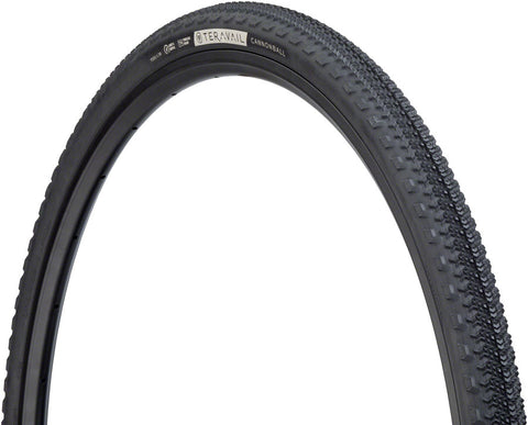 Teravail Cannonball Tire 700 x 38 Tubeless Folding Black Light and Supple