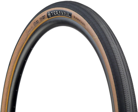 Teravail Rampart Tire 650b x 47 Tubeless Folding Tan Light and Supple