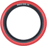 Radio Surface Tire 20 x 2.4 Clincher Wire Red/Black