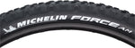 Michelin, Force AM Comp, Tire, 27.5''x2.60, Folding, Tubeless Ready, GUM-X, 60TPI, Black