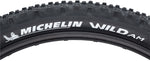 Michelin, Wild AM Comp, Tire, 27.5''x2.35, Folding, Tubeless Ready, GUM-X, 60TPI, Black