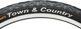 Continental Town and Country Tire 26 x 2.1 Clincher Wire Black 84tpi