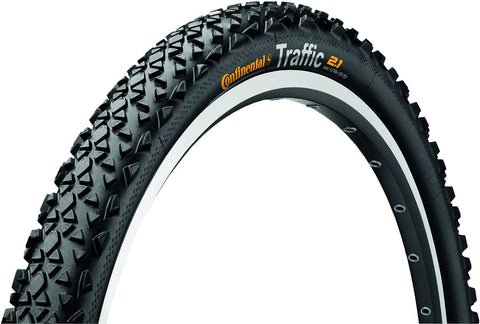 Continental Traffic Tire 26 x 2.1 Clincher Wire Black 64tpi