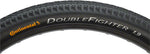 Continental Double Fighter III Tire 26 x 1.9 Clincher Wire Black 66tpi