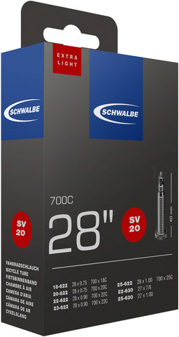Schwalbe Extra Light Tube - 700 x 18-25mm 40mm Presta Valve