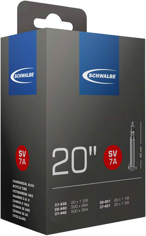 Schwalbe Standard Tube - 20 x 1-1/8 -1-3/8 40mm Presta Valve