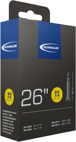 Schwalbe Standard Tube - 650 x 20-23mm 60mm Presta Valve