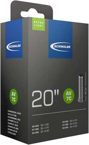 Schwalbe Extra Light Tube - 20 x 1.50-2.35 40mm Schrader Valve